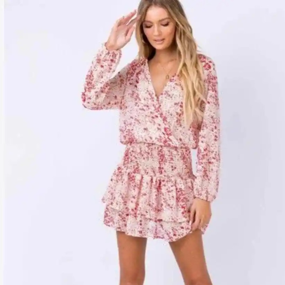 Princess Polly mini long sleeve dress